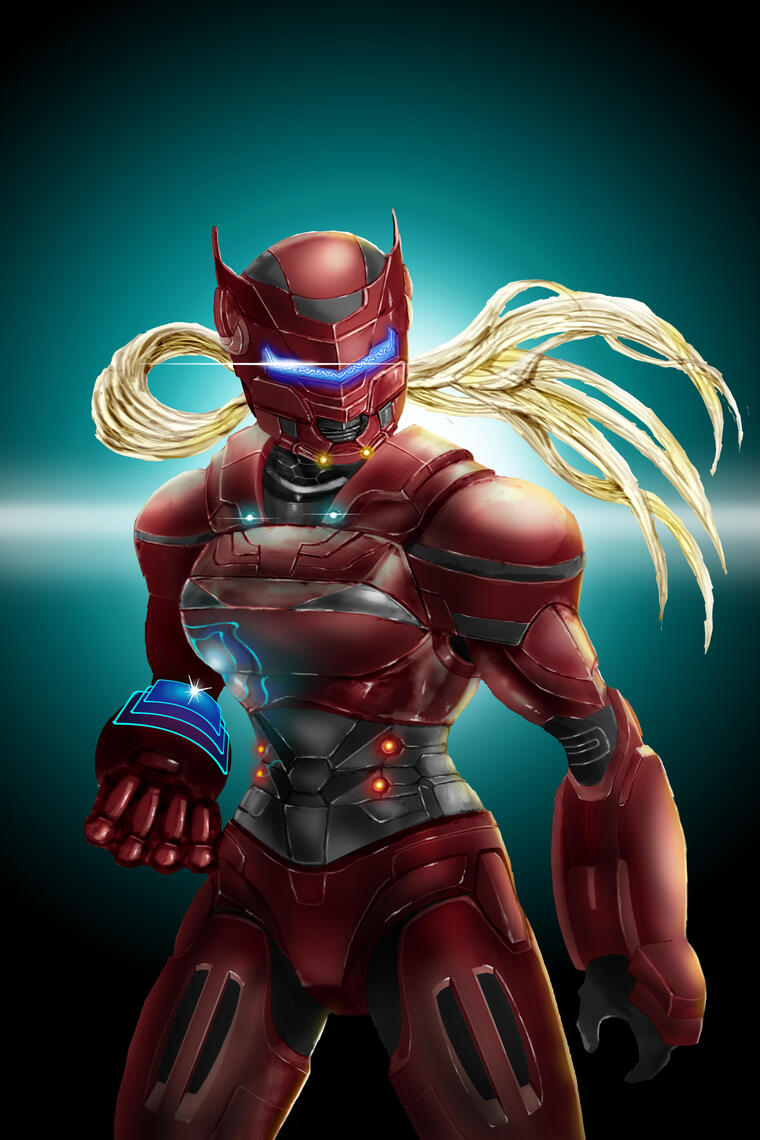 This was made by an in-house artist I worked with for a couple of years. I really liked the way it captured the Masozi + Eve energy. More often than not I've had a local artist on staff for the last decade, but AI has really done a number on that freelance